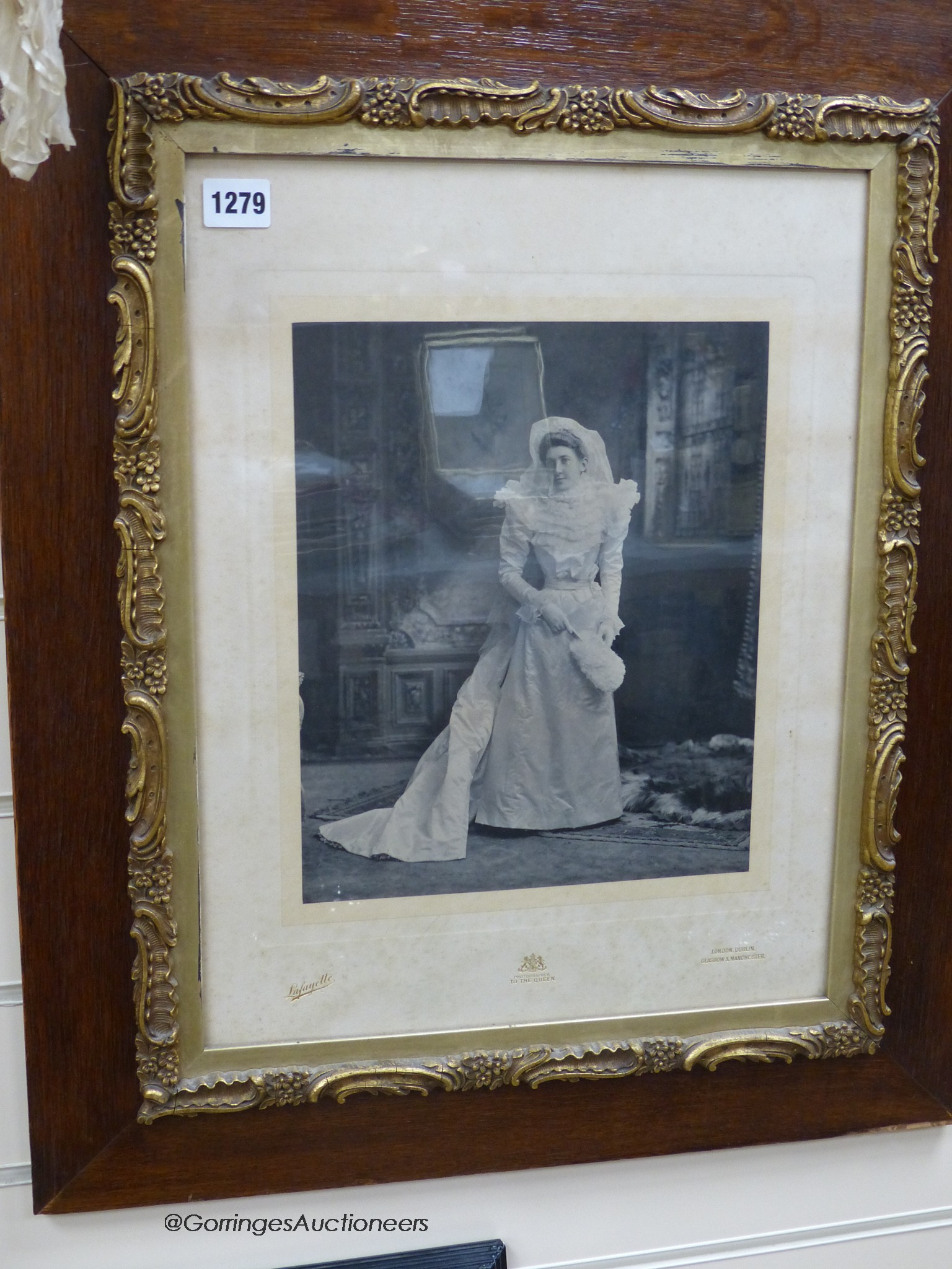 MacCowan's wedding dress with photographs